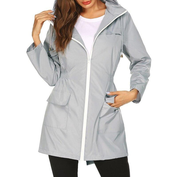 Drune | Leichte Regenjacke für Damen mit Kapuze