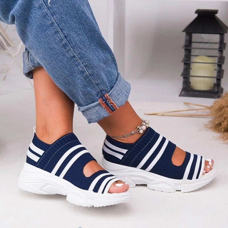 Drune | Plateausandalen aus Canvas