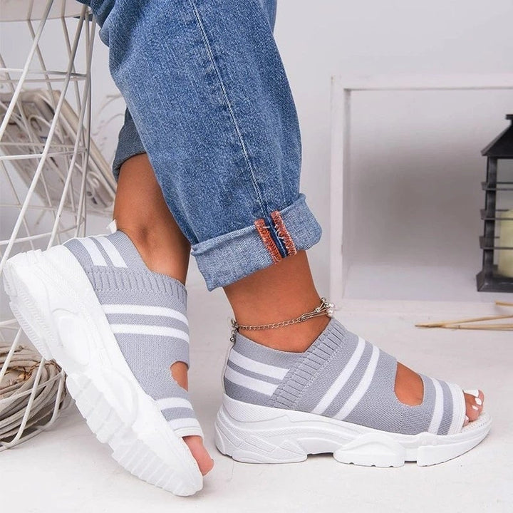 Drune | Plateausandalen aus Canvas