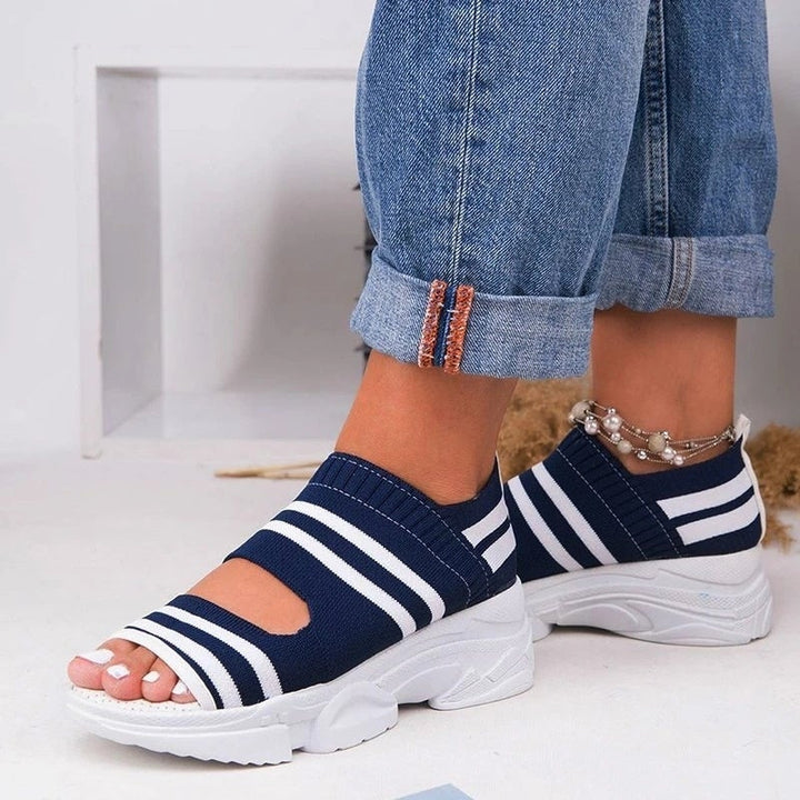 Drune | Plateausandalen aus Canvas