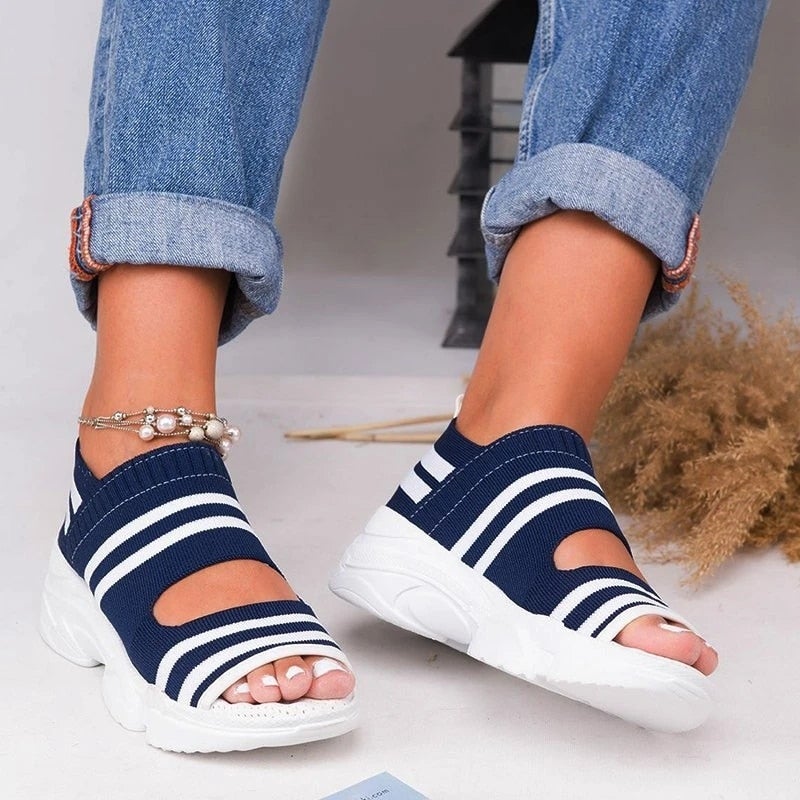 Drune | Plateausandalen aus Canvas