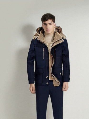 Drune | Brady Kunstleder Winter Bikerjacke