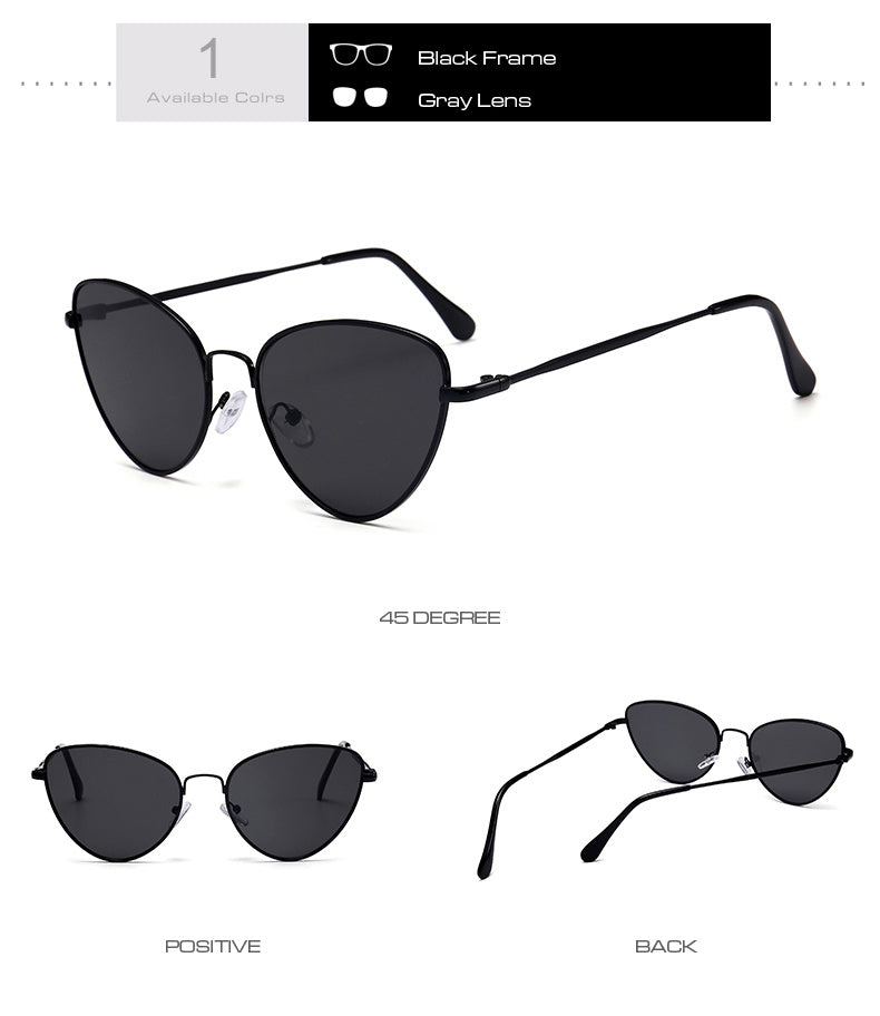 Drune | Kleine Weinlese Katze Auge Sonnenbrille