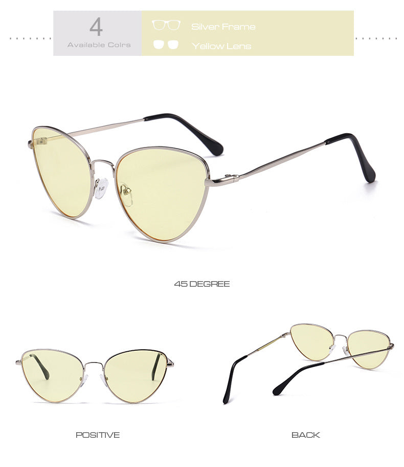 Drune | Kleine Weinlese Katze Auge Sonnenbrille