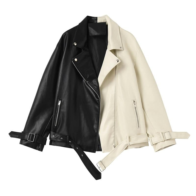 Drune | Zeitlose Lederjacke Mit Glattem Finish