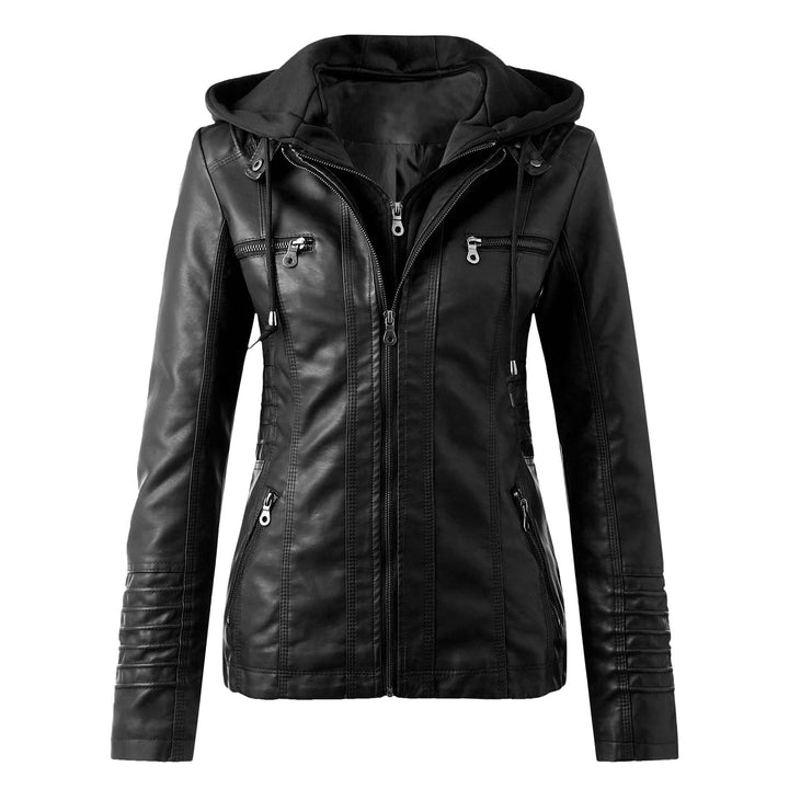 Drune | Designer-Lederjacke Mit Kapuze
