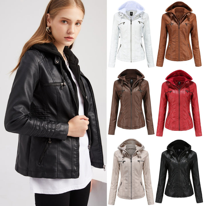 Drune | Designer-Lederjacke Mit Kapuze