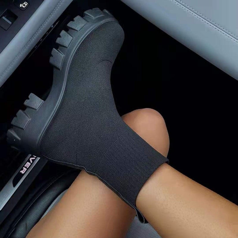 Drune | Modische Plateaustiefel