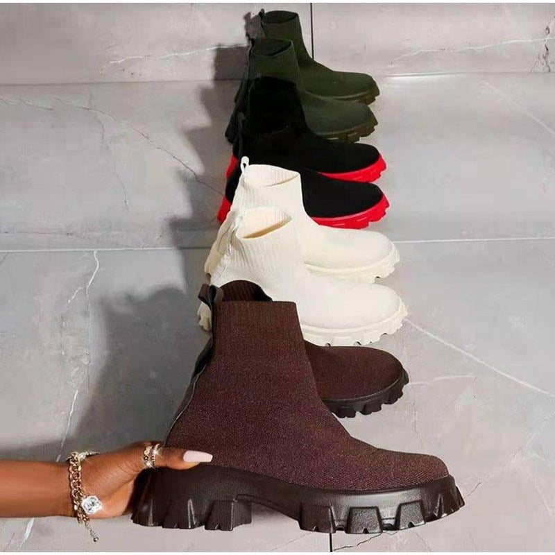 Drune | Modische Plateaustiefel