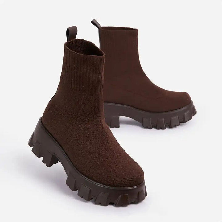 Drune | Modische Plateaustiefel