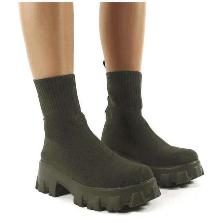 Drune | Modische Plateaustiefel