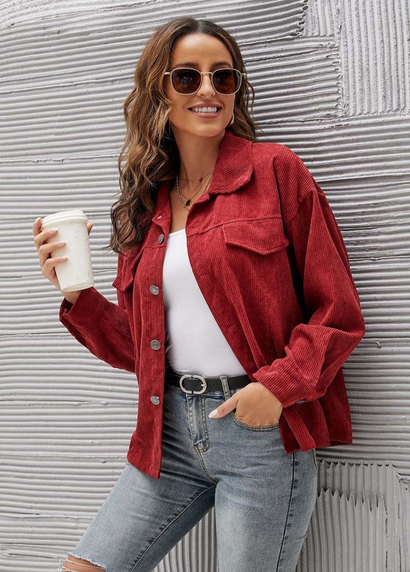 Drune | Moderne Cordjacke
