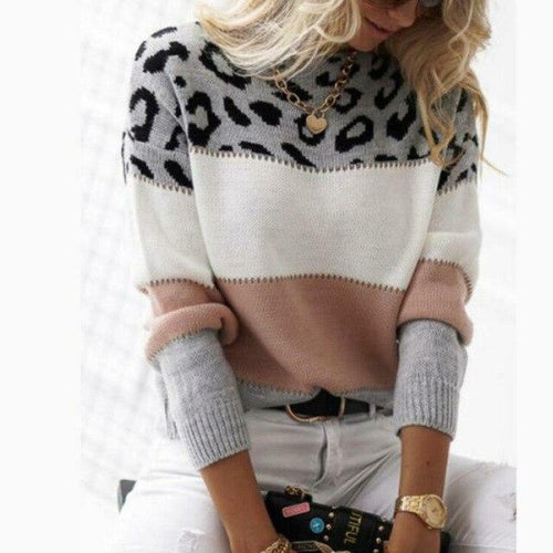 Drune | Pulli mit Leopardenmuster