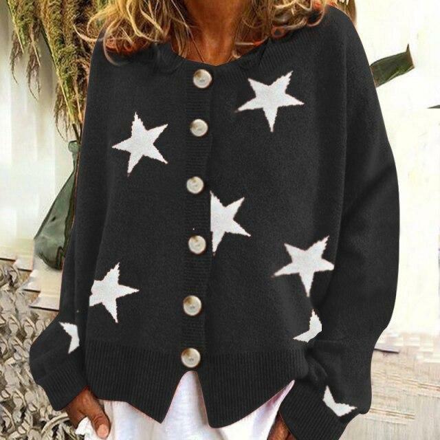Drune | Pullover mit Sternenprint Design