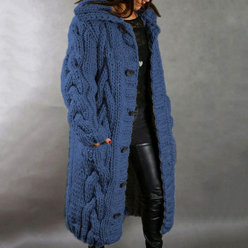 Drune | Warme Longstrickjacke