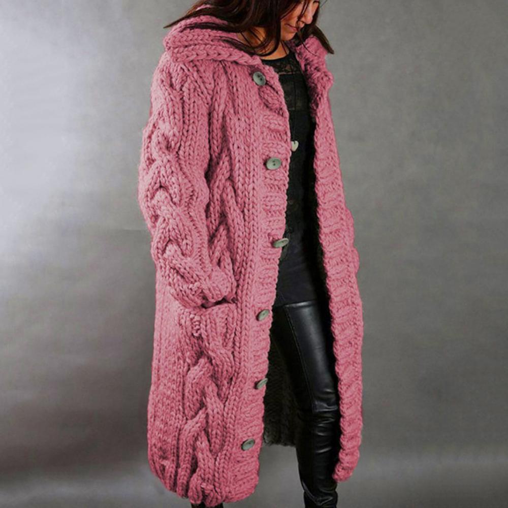 Drune | Warme Longstrickjacke