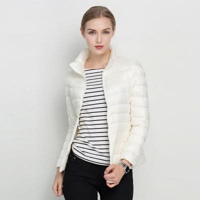 Drune | Leuchtend Grüner Puffer für Herbst und Winter für Frauen