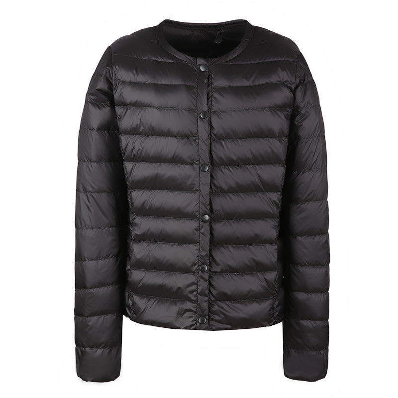 Drune | Daunenjacke ohne Kragen "Elegance Essential"