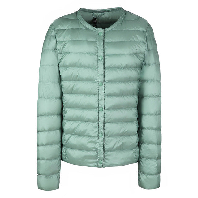 Drune | Daunenjacke ohne Kragen "Elegance Essential"