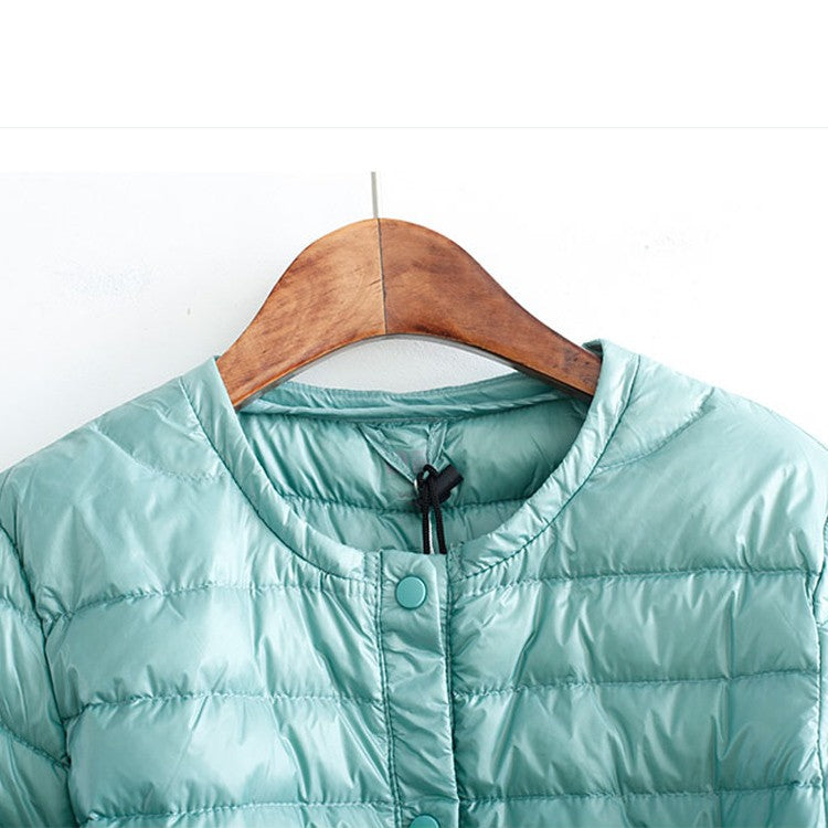 Drune | Daunenjacke ohne Kragen "Elegance Essential"