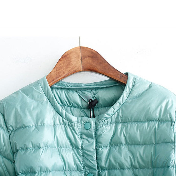 Drune | Daunenjacke ohne Kragen "Elegance Essential"