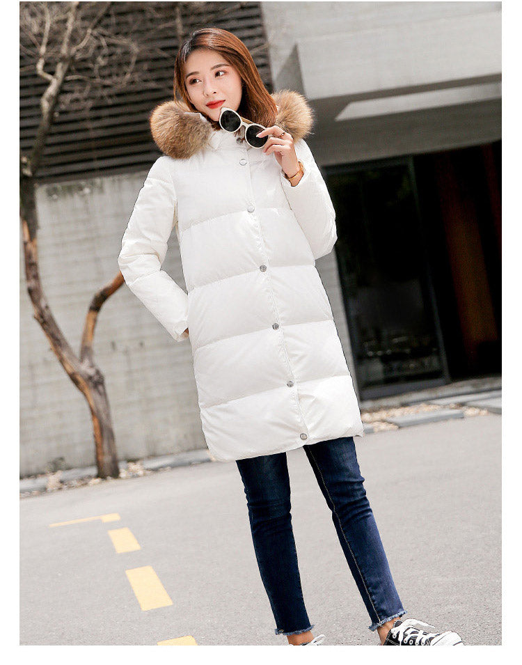 Drune | Arctic Luxe - Elegante lange Jacke