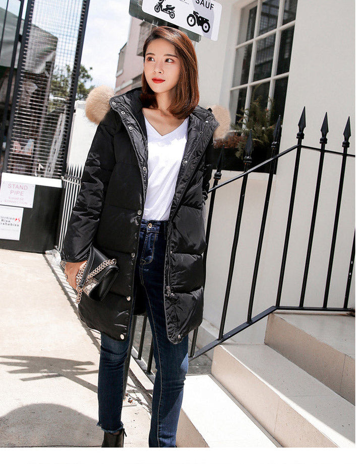 Drune | Arctic Luxe - Elegante lange Jacke