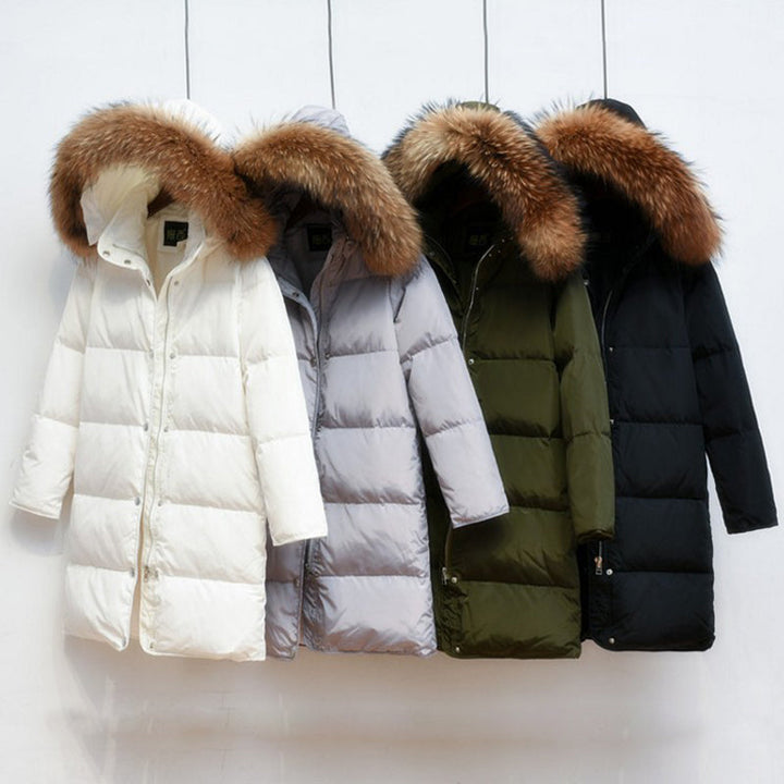 Drune | Arctic Luxe - Elegante lange Jacke