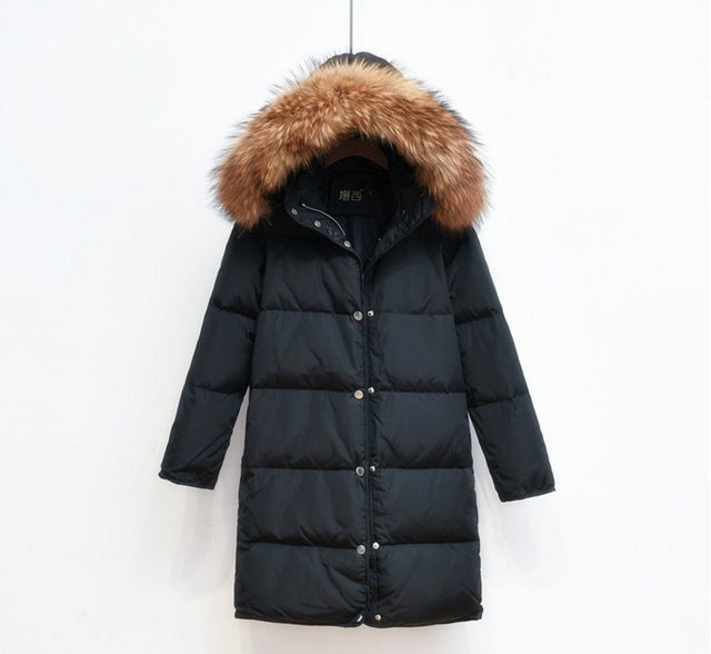Drune | Arctic Luxe - Elegante lange Jacke
