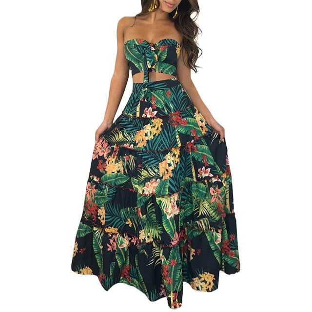 Drune | Zwei Teile Bandeau Maxi