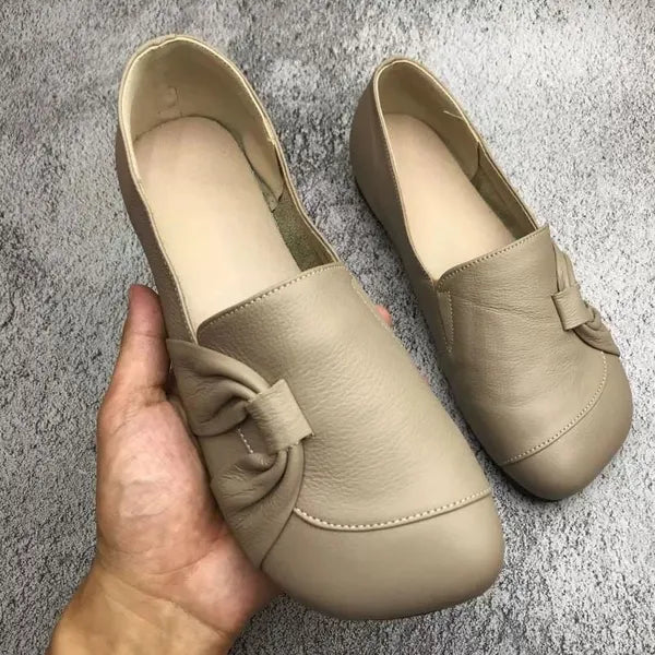 Leder Damen Schuhe mit rutschfester Sohle – Aurora Drune