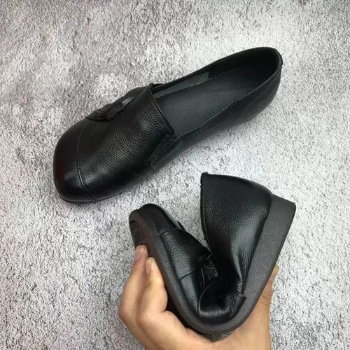 Leder Damen Schuhe mit rutschfester Sohle – Aurora Drune