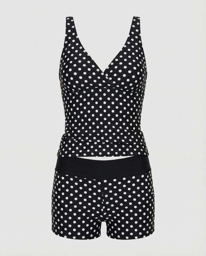 Drune – Figurschmeichelnder Damen-Tankini, Tankini-Oberteil & Modische Shorts