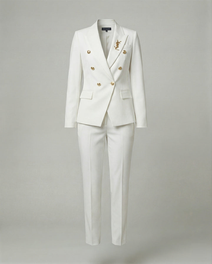 Drune | Damen Satz mit Schickem Knopf Blazer