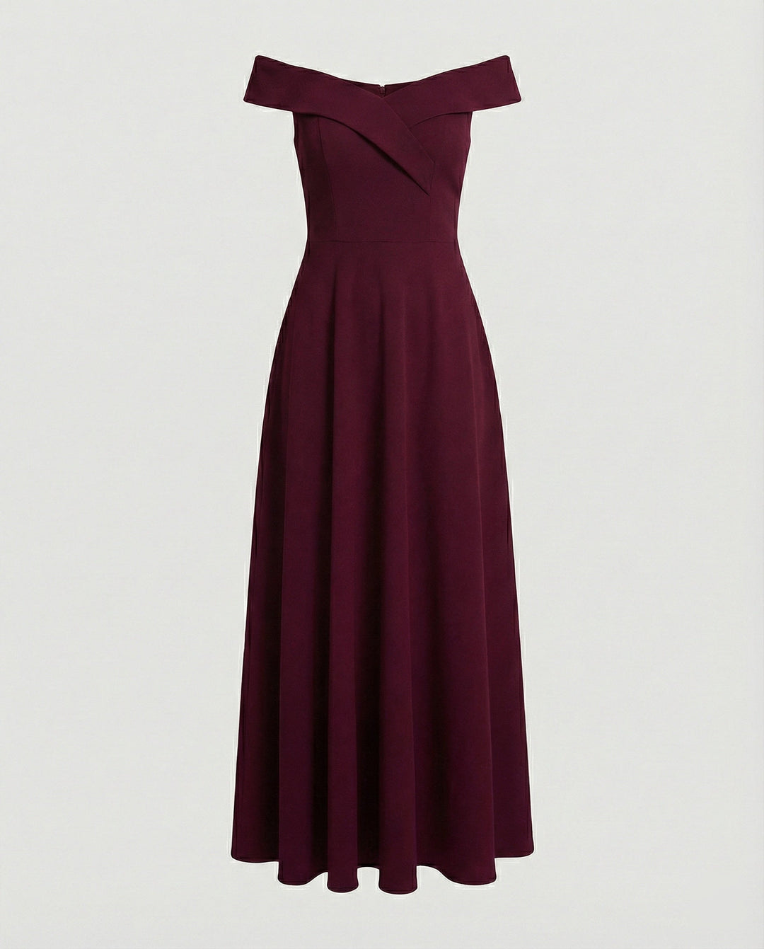 Drune | Elegantes Off-Shoulder Langes Catwalk Abendkleid