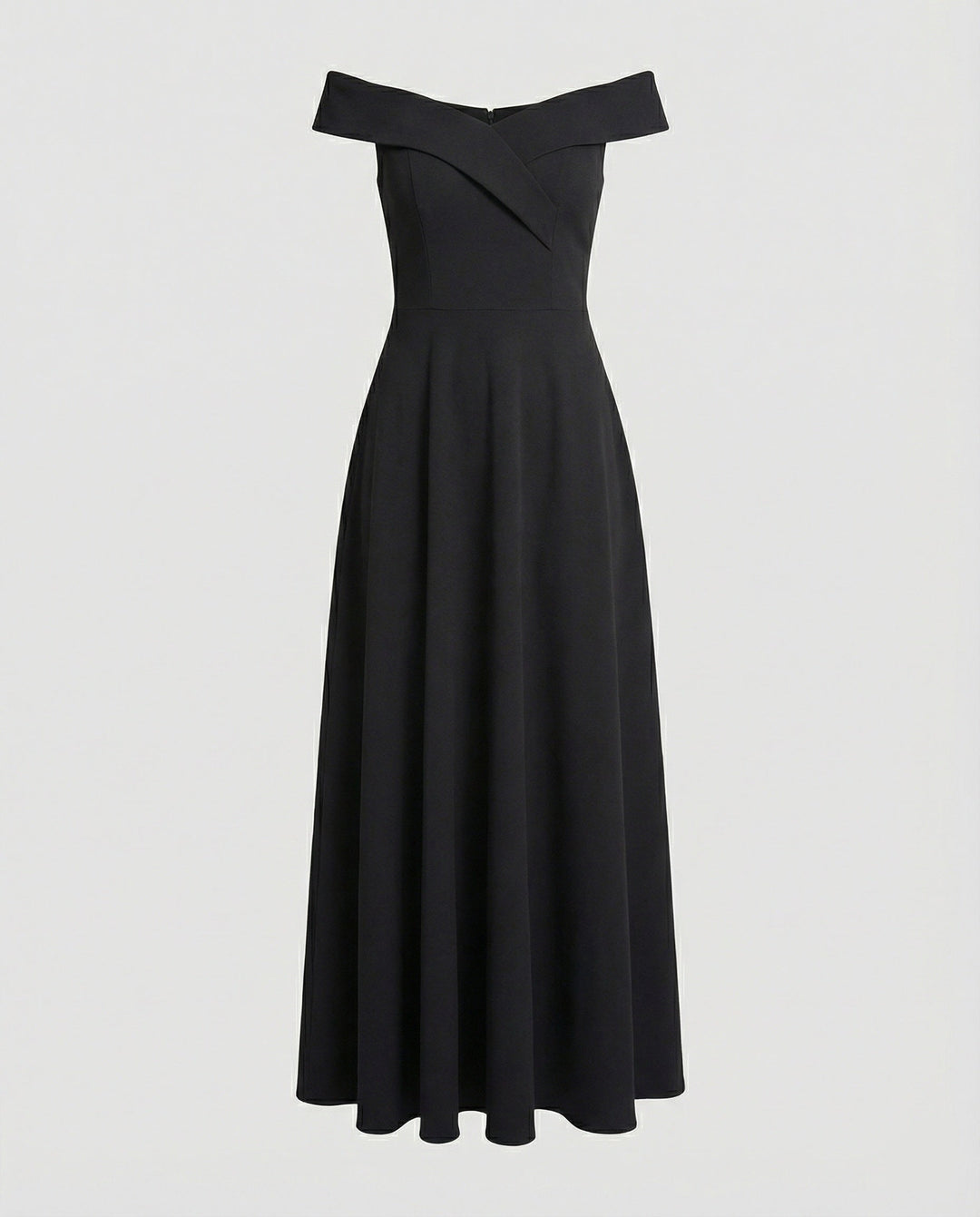 Drune | Elegantes Off-Shoulder Langes Catwalk Abendkleid