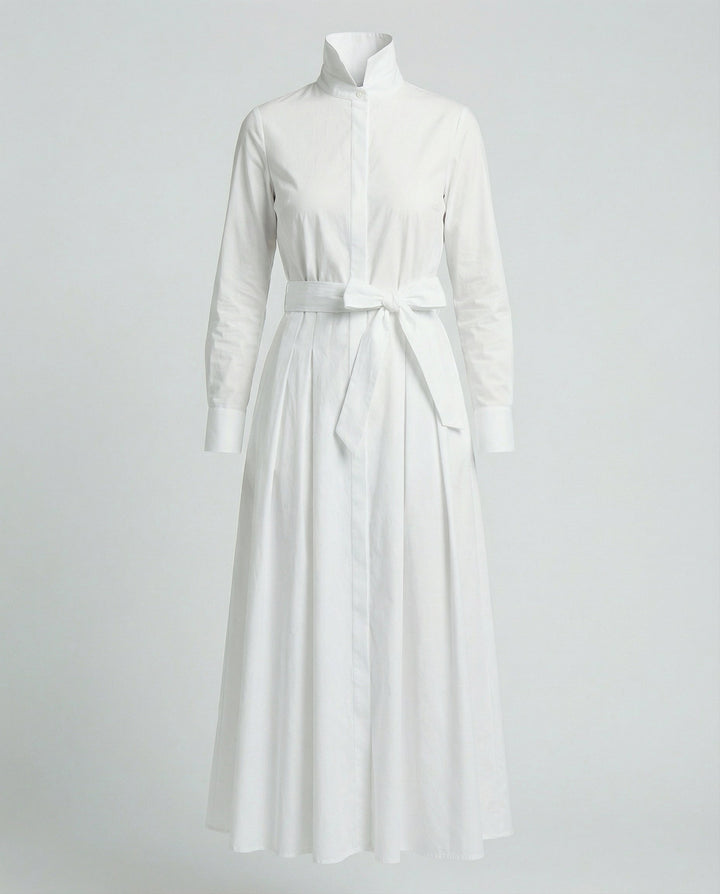 Elegante Weiße Lange Kleid
