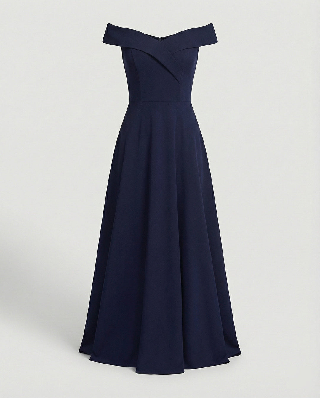 Drune | Elegantes Off-Shoulder Langes Catwalk Abendkleid