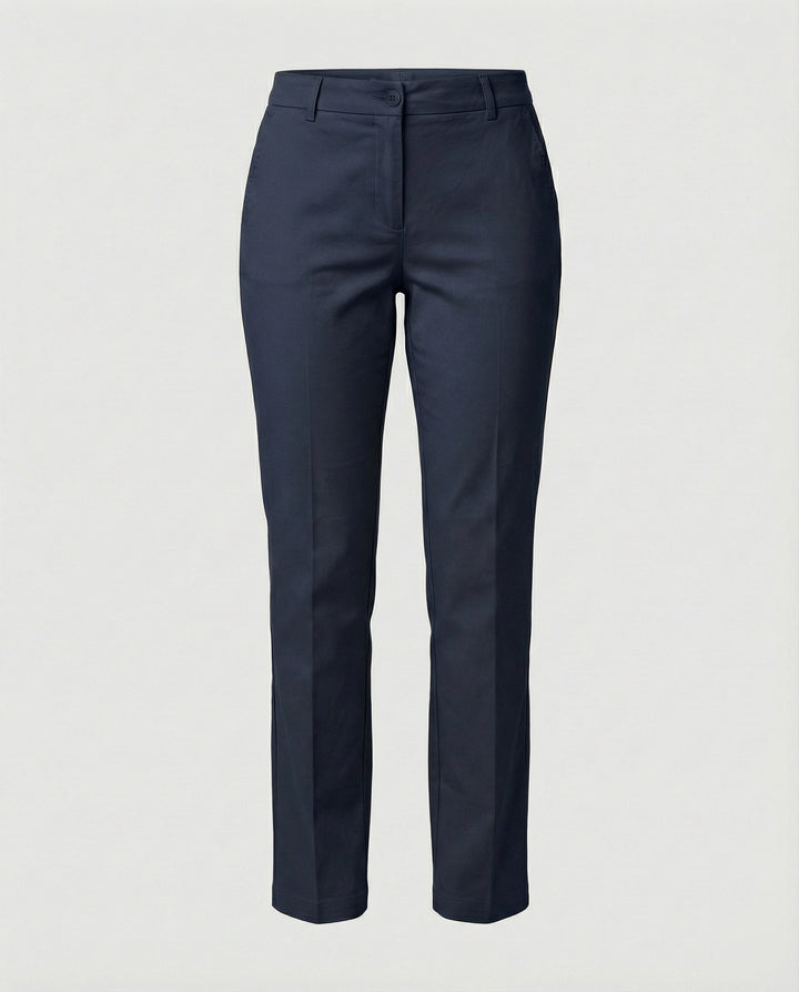 Damen Business Stoffhose mit hohem Bund