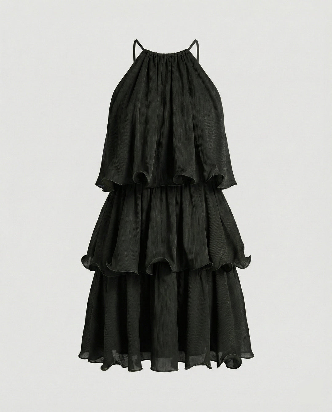 Damen Freizeitkleid Mini hochgeschlossen