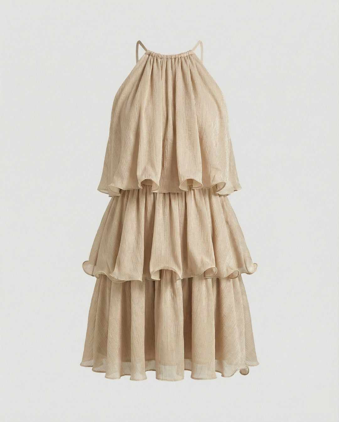 Damen Freizeitkleid Mini hochgeschlossen