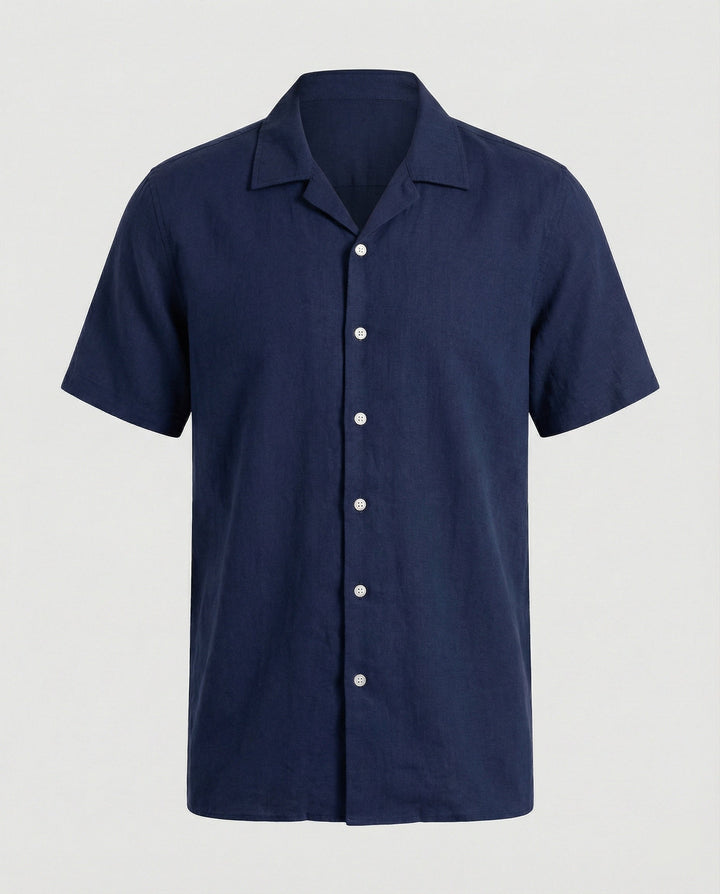Kurzarm Hawaiihemd Herren Palmenprint