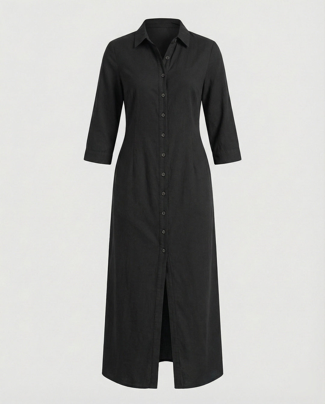 Hemdblusenkleid Damen mit Taillierung