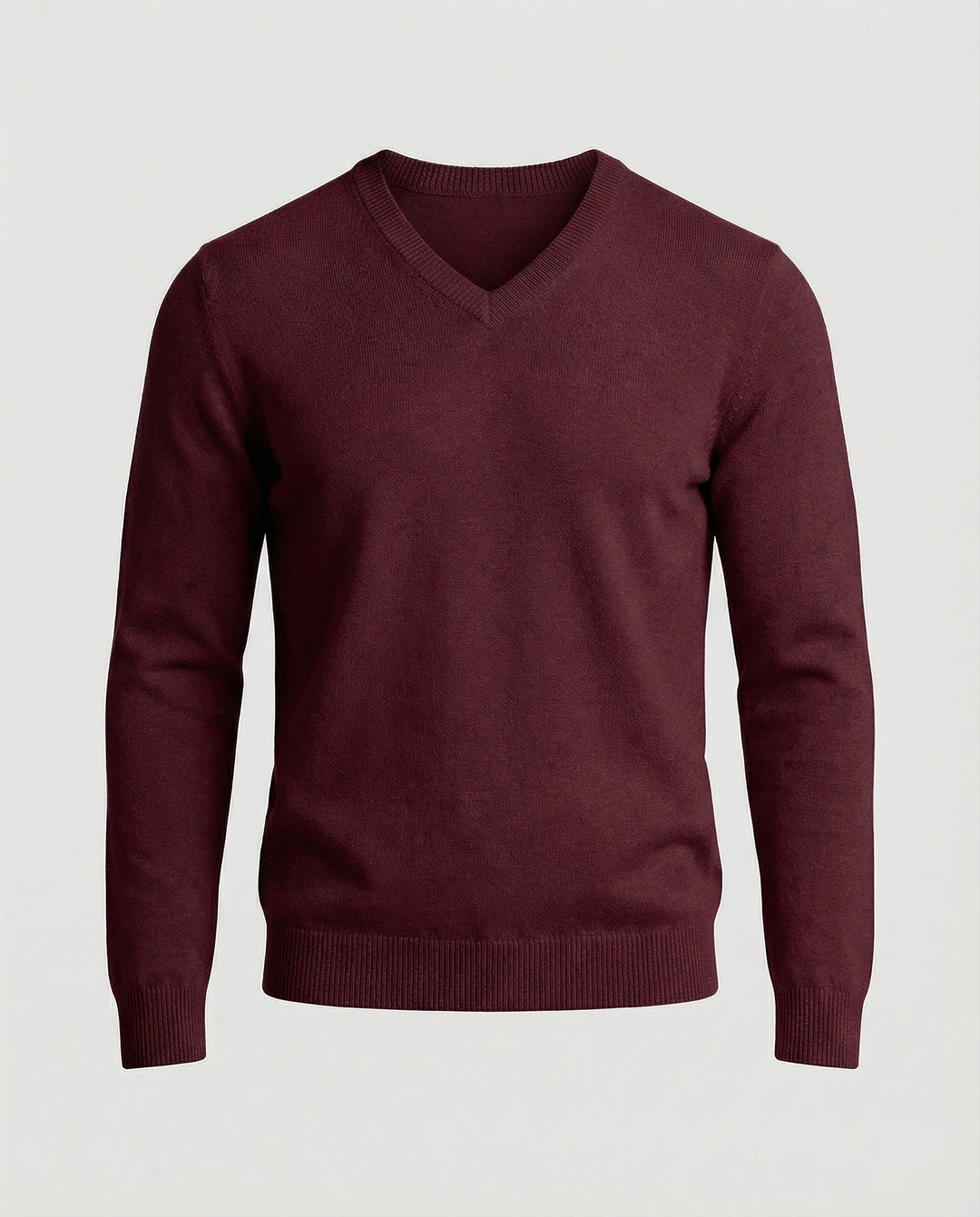 Herren V-Ausschnitt Feinstrickpullover Drune