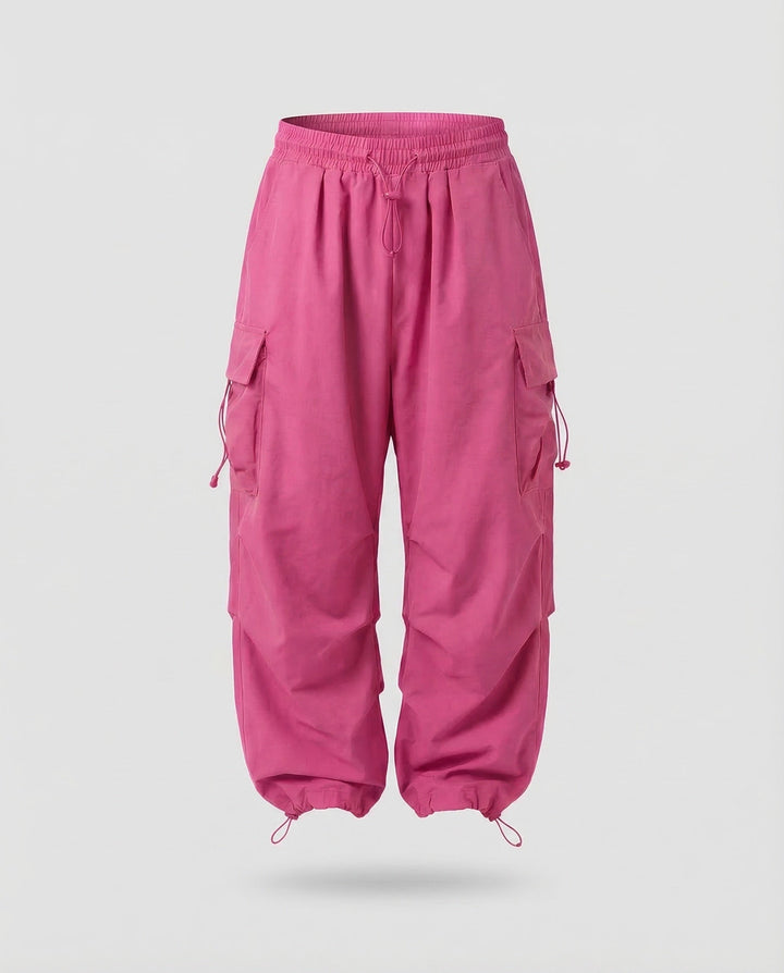 Damen Cargo Hose Leicht Weit