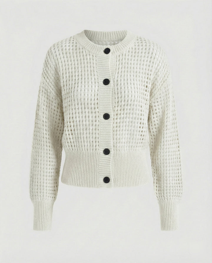 Damen luftiger Strickcardigan Drune