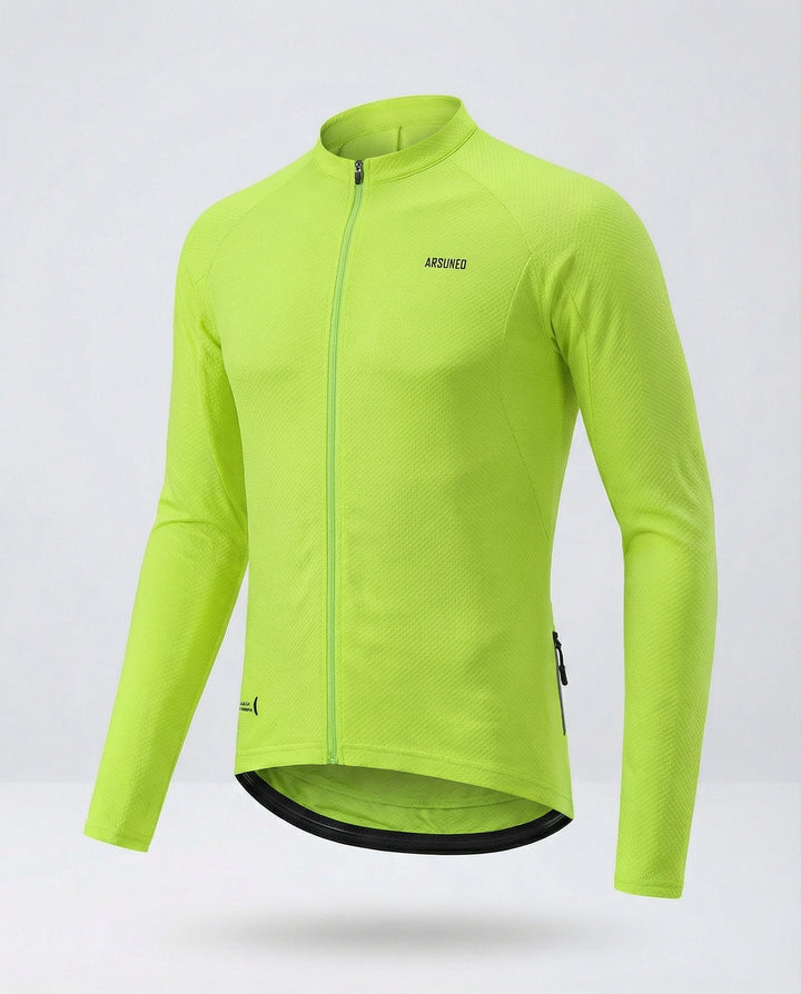 Fahrradtrikot Langarm Mit Rückentaschen Herren