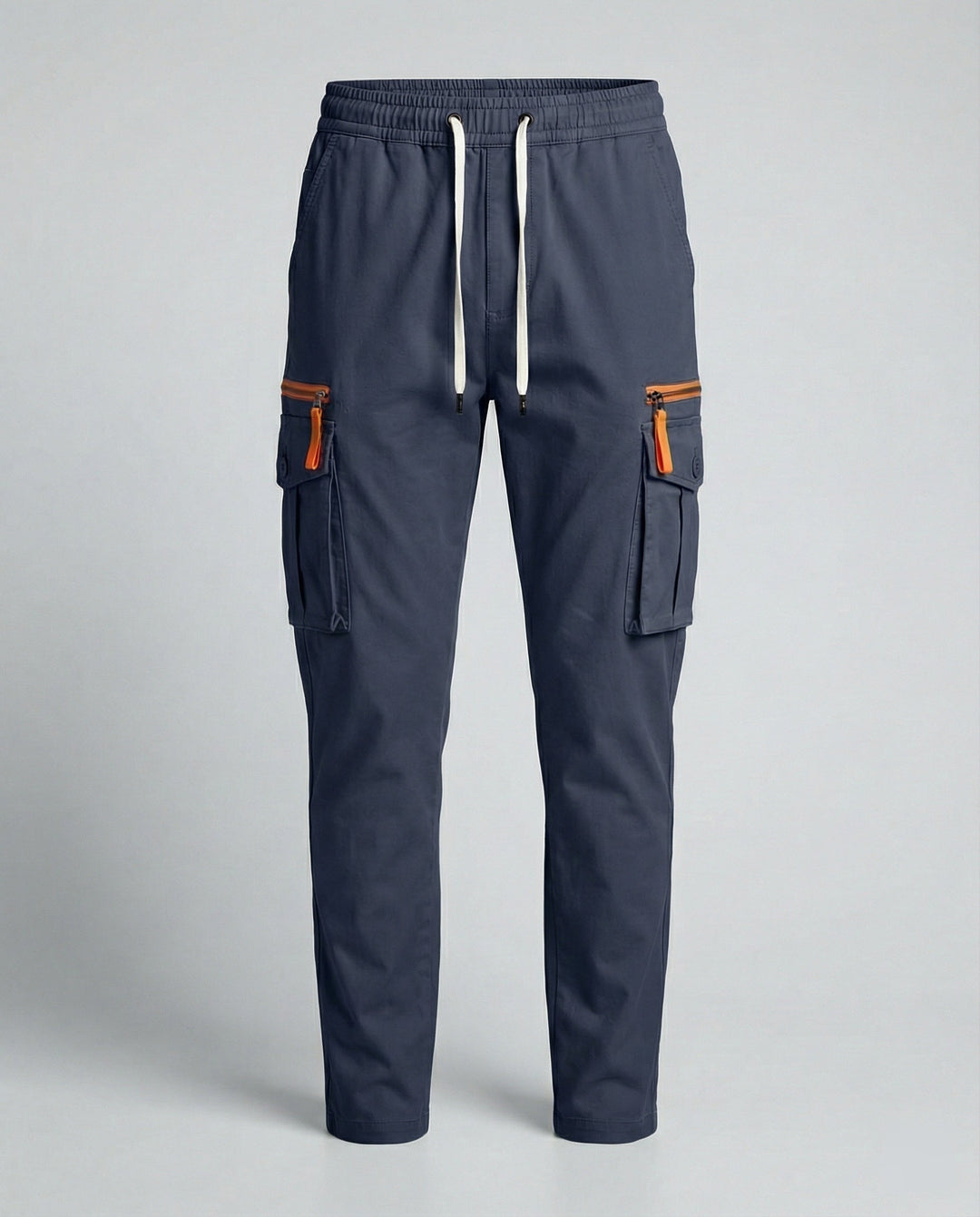 Herren cargo Hose mit innovativen Taschen und elastischem Bund Hedi-Mode