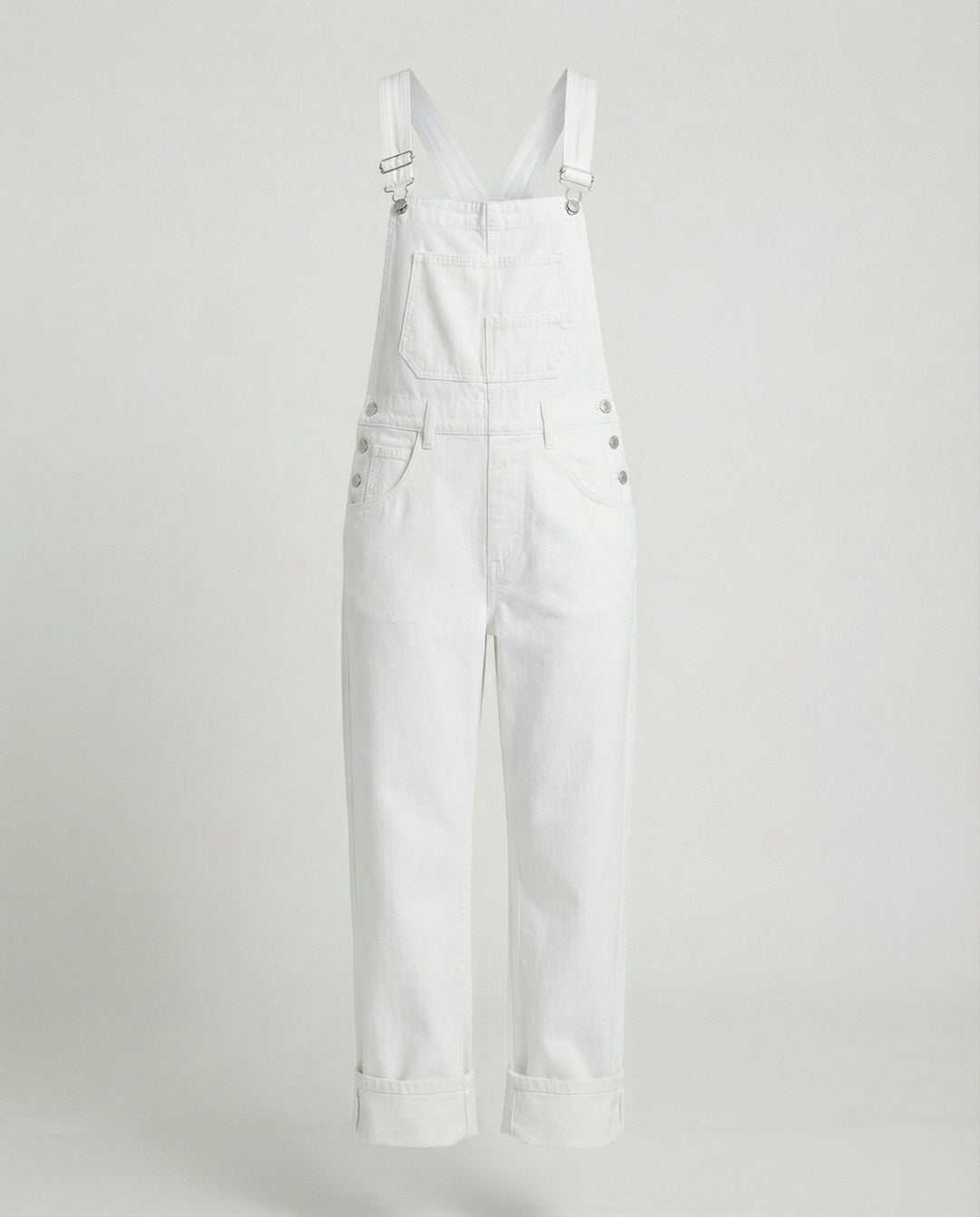 Damen Latzhose Jeans gerade