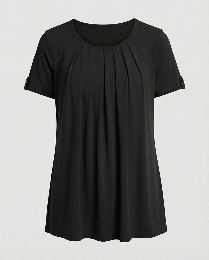 A-Linien Tunika Damen mit kurzem Arm